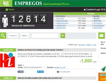 Tablet Screenshot of empregos.ipcdigital.com